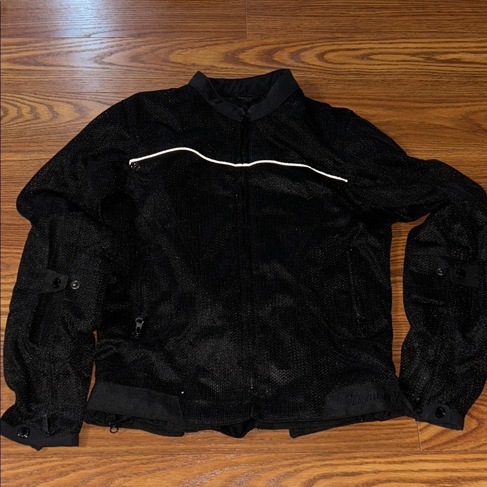 HIGHWAY 21 AIRA MESH Black Women's Med Motorcycle Jacket With All Paddings‎